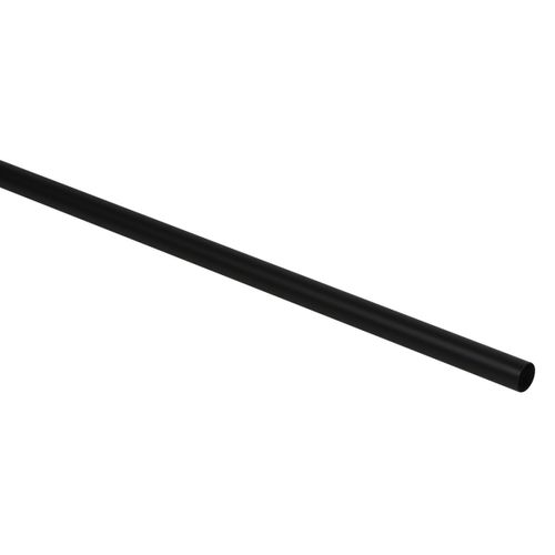 Gordijnroede Zwart 20mm 200cm