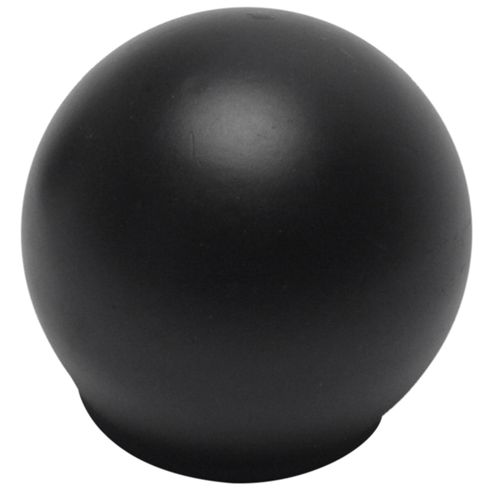 Decomode Eindkop Sphere Klei Zwart 20mm 2x
