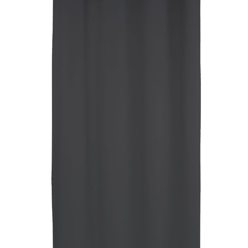 Chicago Lichtdoorlatend Gordijn Zwart 140x250cm Gerecycleerd Katoen